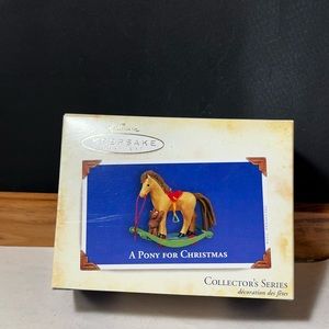 “A Pony For Christmas” Hallmark Keepsake Ornament